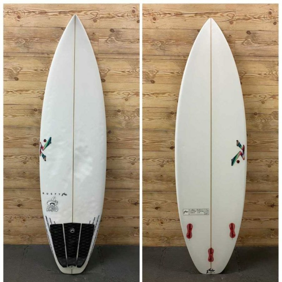 Fin Setup * | High Quality 5'10" X 19.38 X 2.5 (30.5L) Rusty "Mi Amigo" Shortboard Surfboard