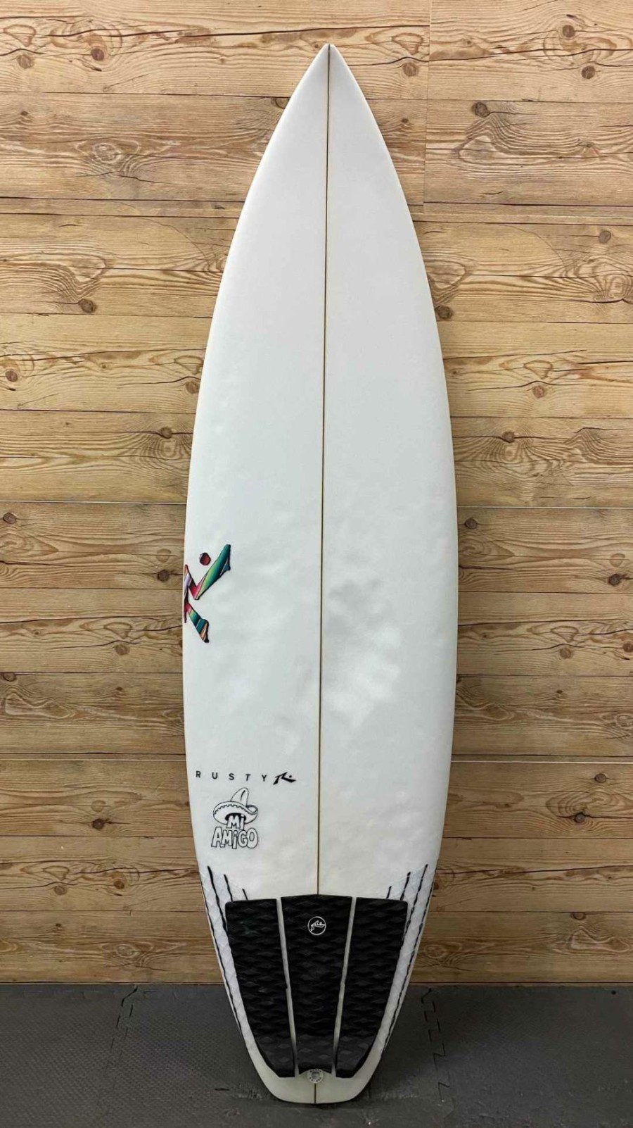 Fin Setup * | High Quality 5'10" X 19.38 X 2.5 (30.5L) Rusty "Mi Amigo" Shortboard Surfboard