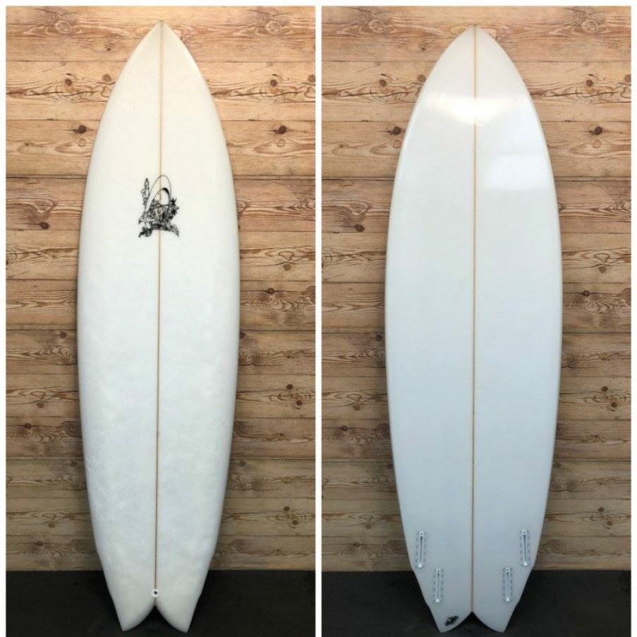 Fin Setup * | Online 6'4 X 21 1/4 X 2 1/2 Rainbow "Quan" Fish Surfboard