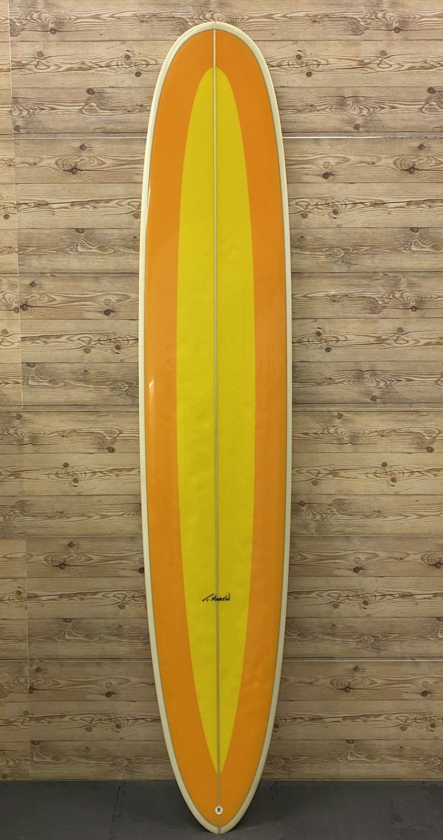 Fin Setup * | Premium 9'6 X 23 X 3 1/8 Terry Martin Single Fin Longboard Surfboard