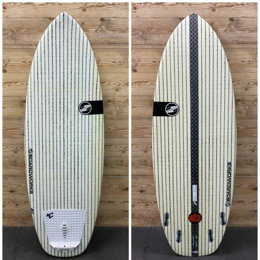 Fin Setup * | Reliable Quality 5'8 X 23 X 2.8 (38.4L) Boardworks "Flying Pig" Shortboard Surfboard