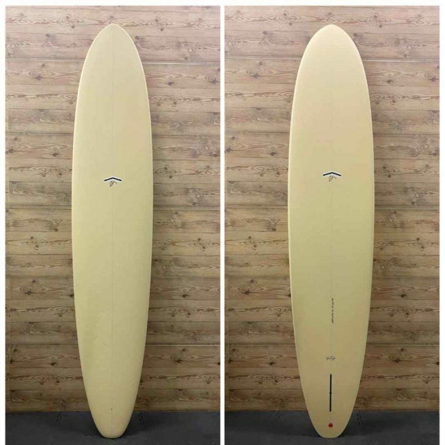 Fin Setup * | Best Choice 9 X 23 X 3 1/16 Cj Nelson Thunderbolt Red "Outlier" Longboard Surfboard