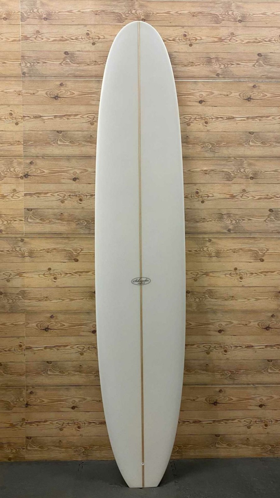 Fin Setup * | Top Sellers Like New 9'5 X 23 1/4 X 3 Schroeder"Pepper Tree" Longboard Surfboard