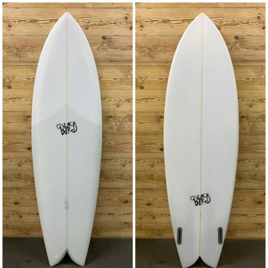 Fin Setup * | Lower Prices Brand New 6'2 X 21 X 2 3/4 Blackbird "Twin Fish" Surfboard