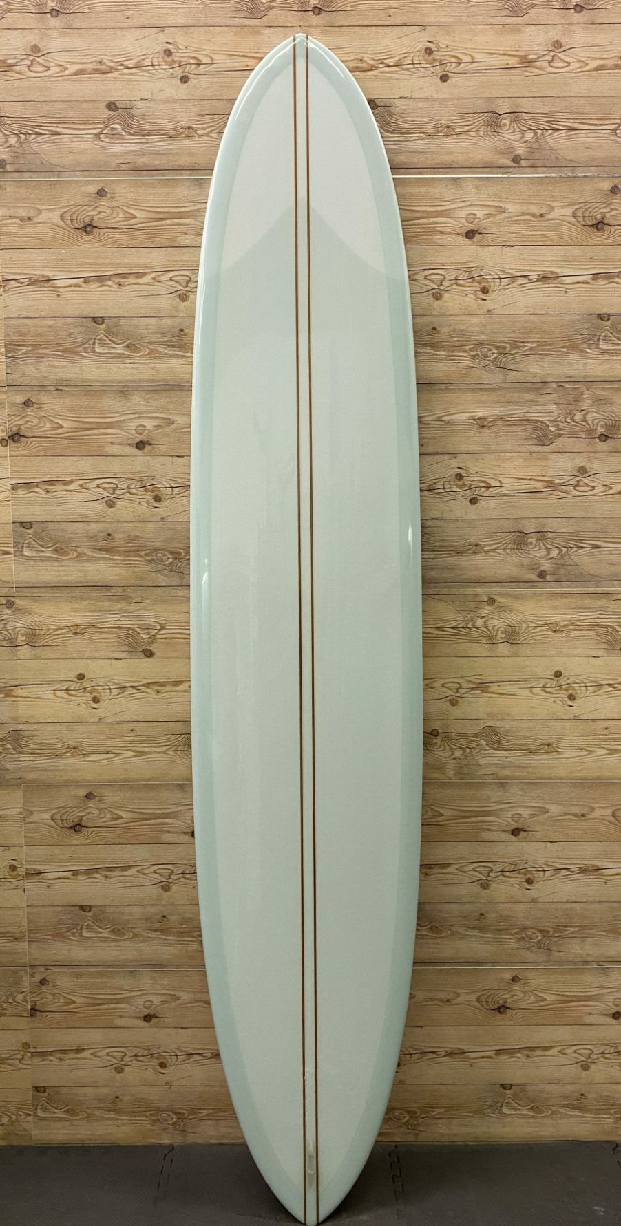 Fin Setup * | Excellent Quality Like New 9'4 X 23 X 3 1/4 Woodin "Switchblade" Longboard Surfboard