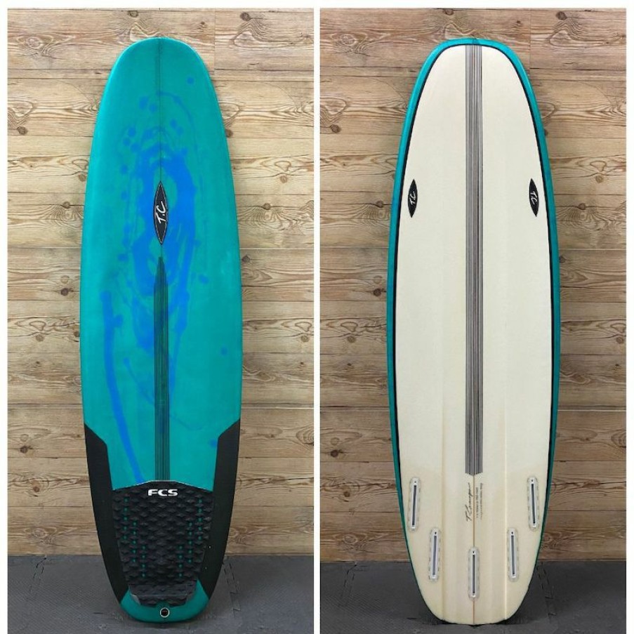 Fin Setup * | Good Quality 5'4 X 19 X 2.48 Tc Surfboards Eps "Nomo" Shortboard Surfboard