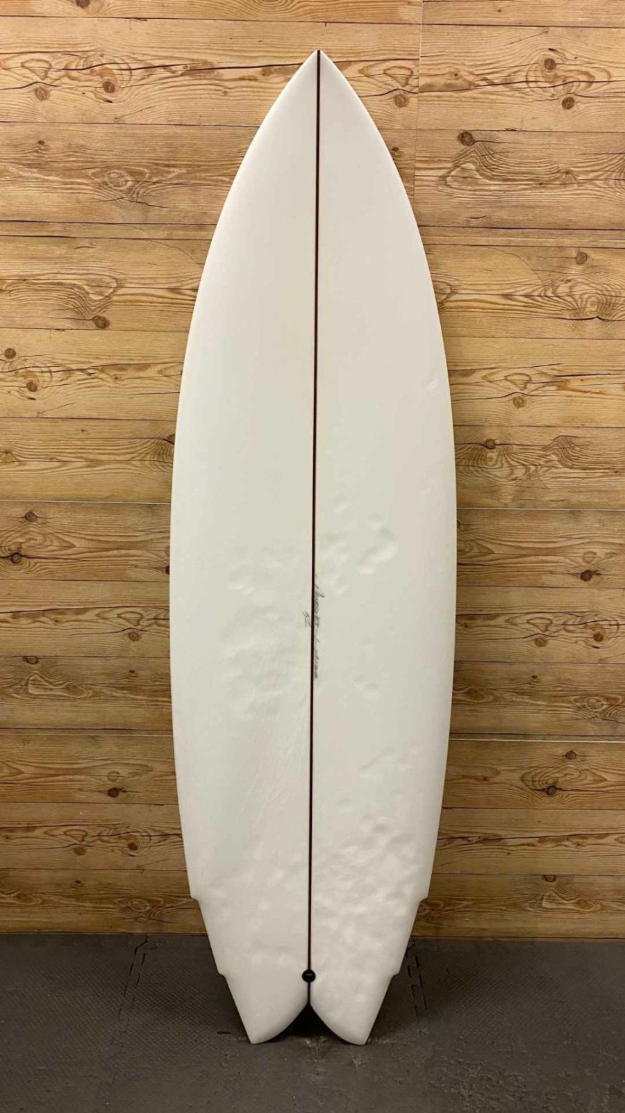 Fin Setup * | Cheap 5'11" X 21 7/8 X 2 7/8 Larry Mabile "Twin Fin" Shortboard Surfboard