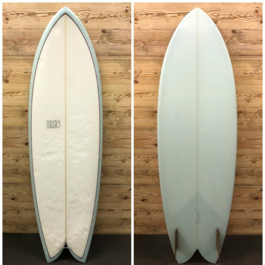 Fin Setup * | Premium 6 X 21 1/2 X 2 1/2 Music "Twin Keel" Fish Surfboard