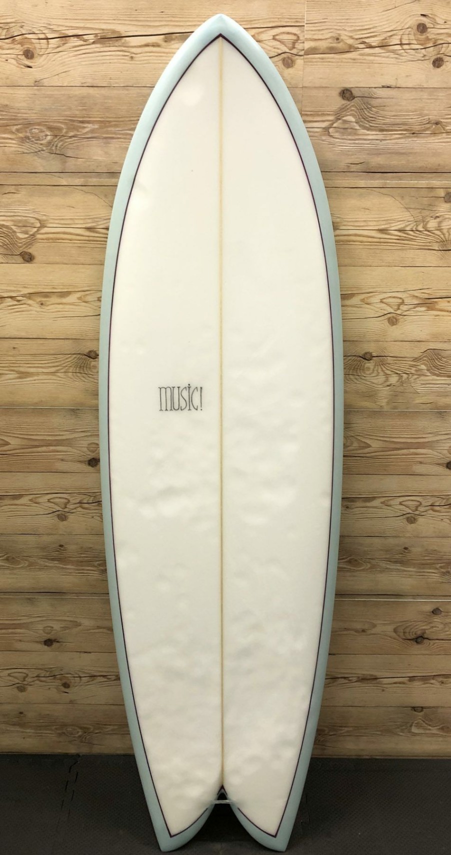 Fin Setup * | Premium 6 X 21 1/2 X 2 1/2 Music "Twin Keel" Fish Surfboard