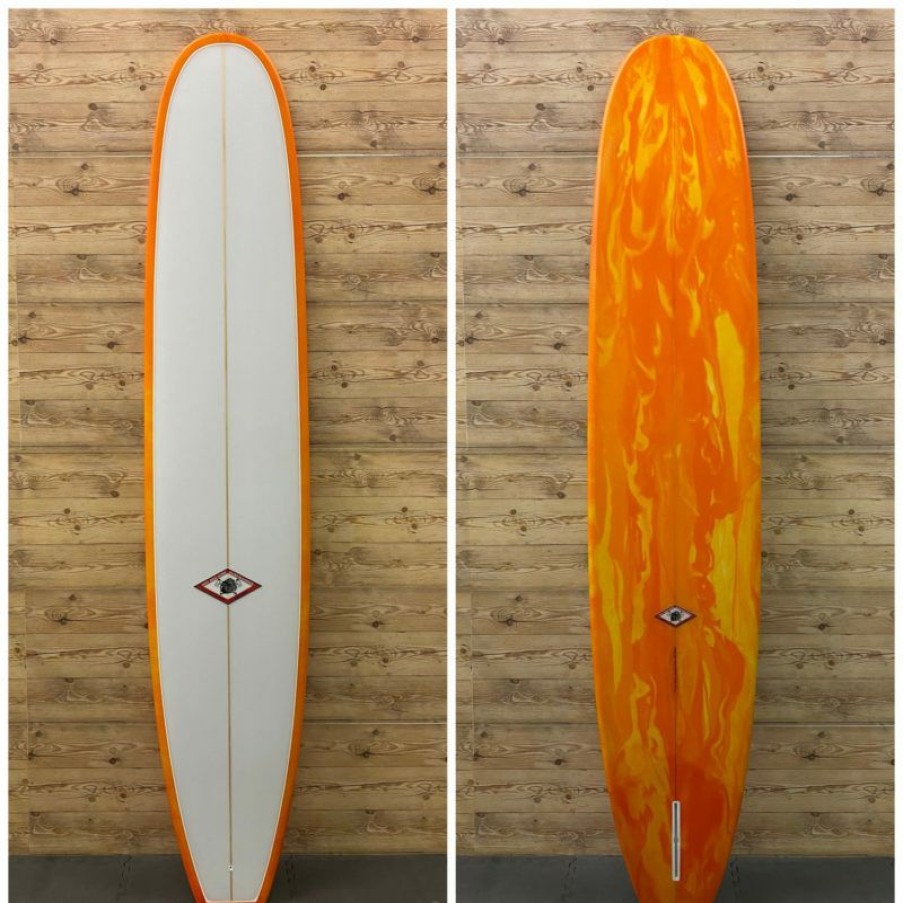 Fin Setup * | Low Price Brand New 9'6 X 23 1/4 X 3 Hot Rod Surf "Garnet" Longboard Surfboard