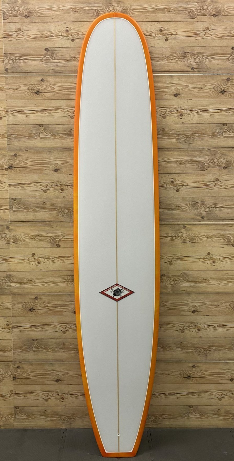 Fin Setup * | Low Price Brand New 9'6 X 23 1/4 X 3 Hot Rod Surf "Garnet" Longboard Surfboard