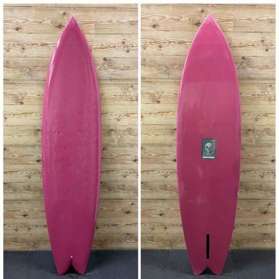 Fin Setup * | Top Sellers 6'6 X 19 1/2 X 2 1/2 Chris Christenson "Nautilus" Single Fin Surfboard