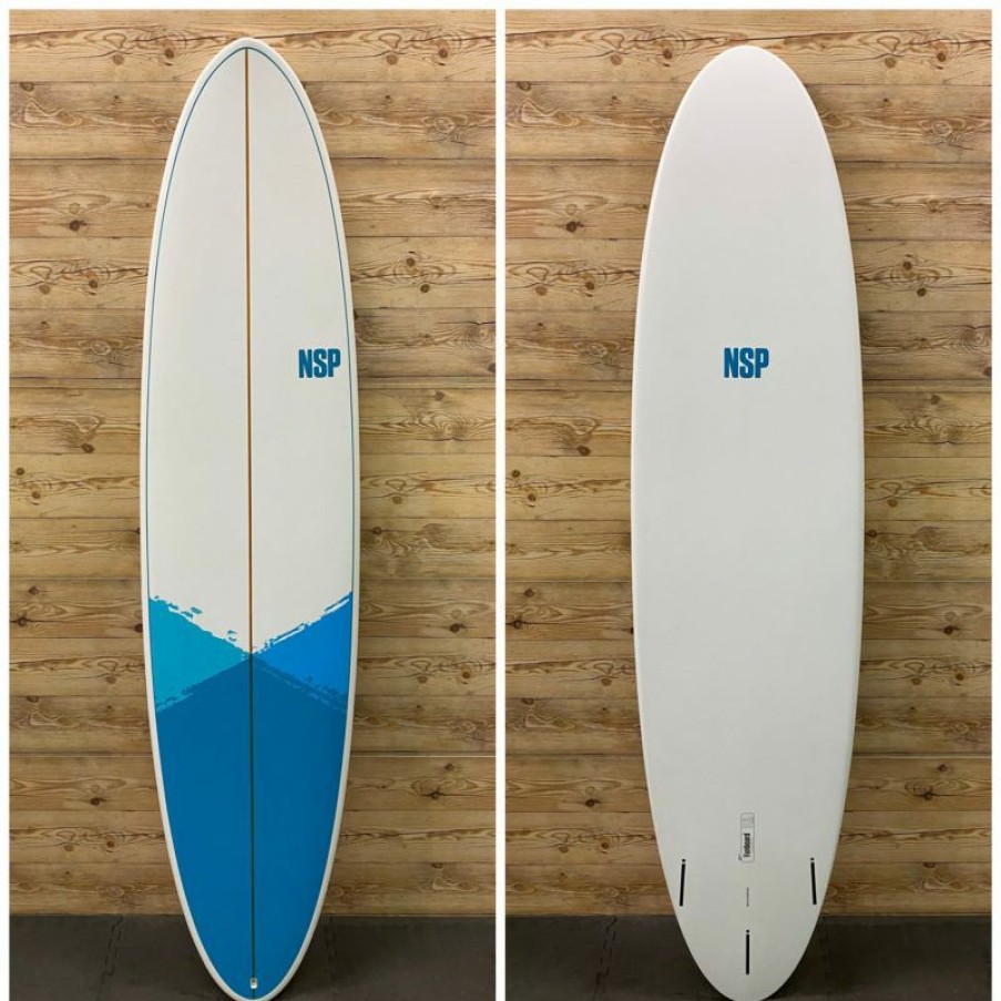 Fin Setup * | Low Price Brand New 7'6 X 21 X 2 7/8 (54.4L) Nsp Surf E+ "Funboard" Surfboard