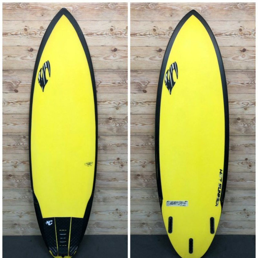 Fin Setup * | Featured 6'3 X 21.75 X 3 (44L) Hot Summer "Fat Bacon" Shortboard Surfboard