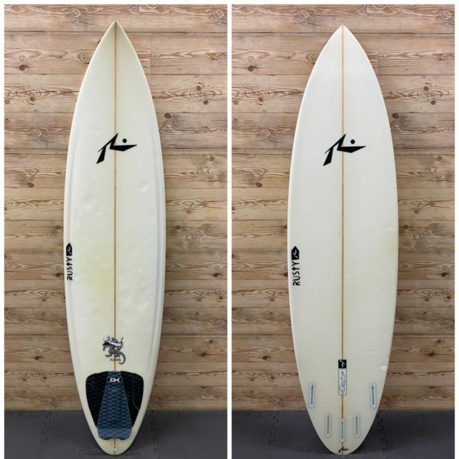 Fin Setup * | Reliable Quality 6'10" X 20.37 X 2.87 (42.1L) Rusty "Slayer" Shortboard Surfboard