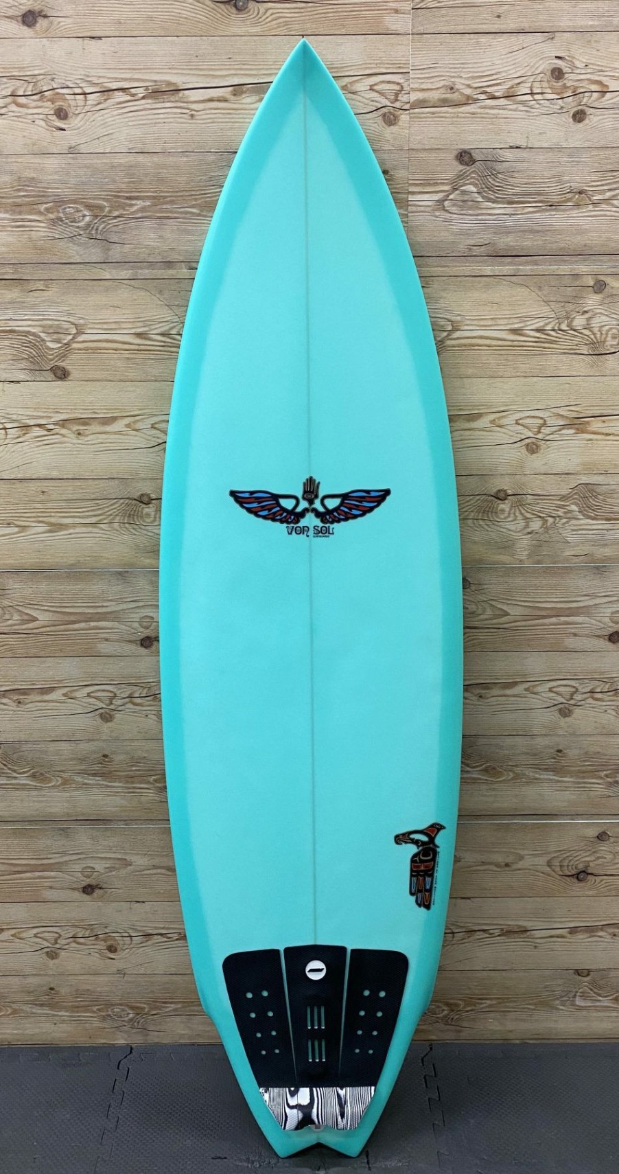 Fin Setup * | Discount Store 6'1 X 20 1/2 X 2 1/4 Von Sol "Mantis" Shortboard Surfboard