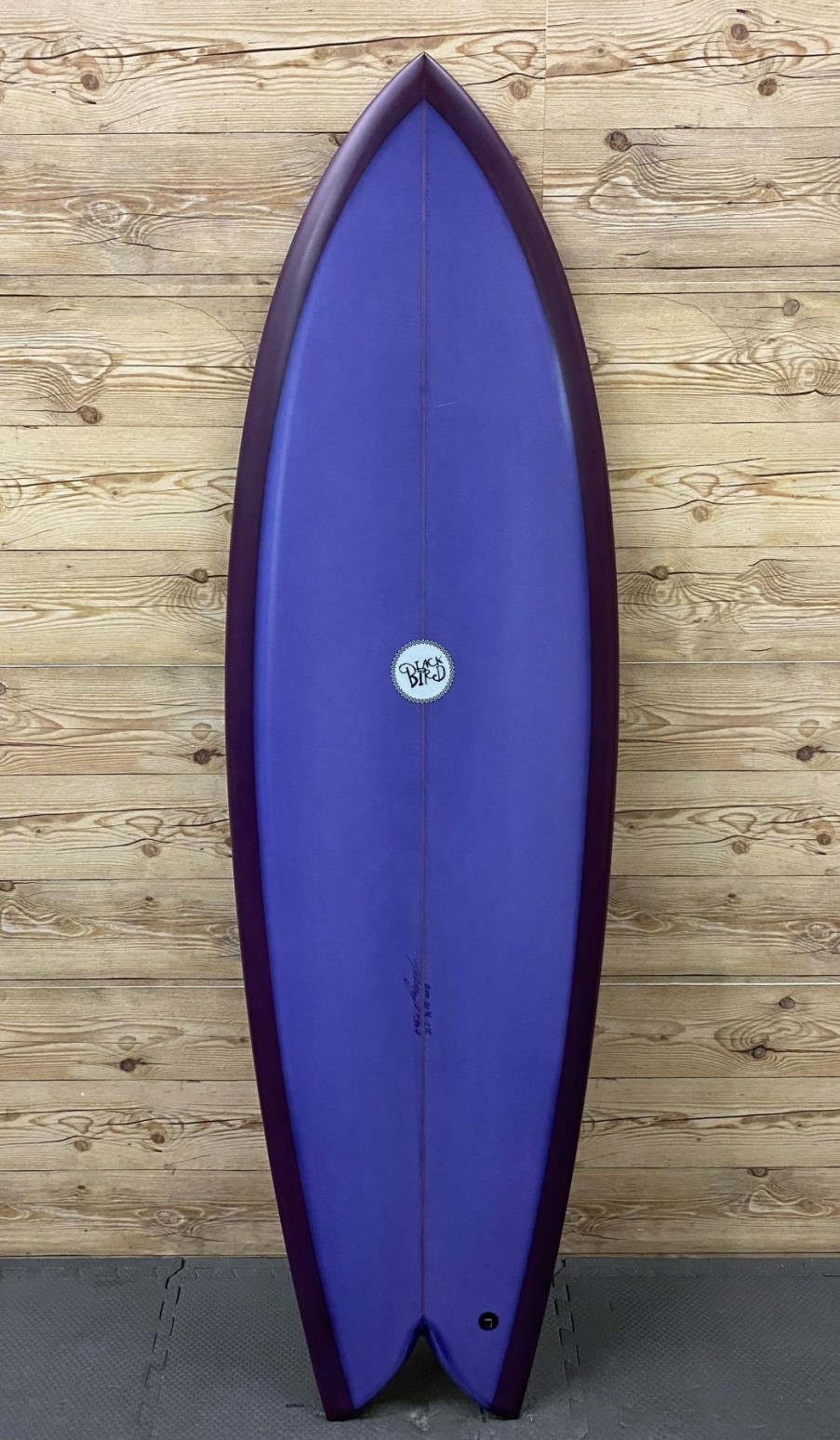 Fin Setup * | Online Brand New 5'10" X 20 3/8 X 2 5/8 Blackbird "Twin Fish" Surfboard