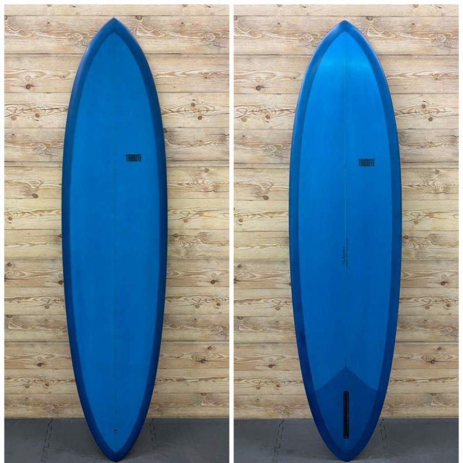 Fin Setup * | Featured Brand New 7'2 X 21 1/2 X 2 3/4 Roy Sanchez "Racer X" Mid-Length Surfboard