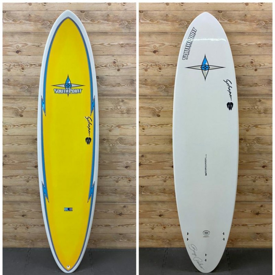 Fin Setup * | Premium 7'4 X 21 1/4 X 2 5/8 South Point Tri Fin Mid-Length Egg Surfboard