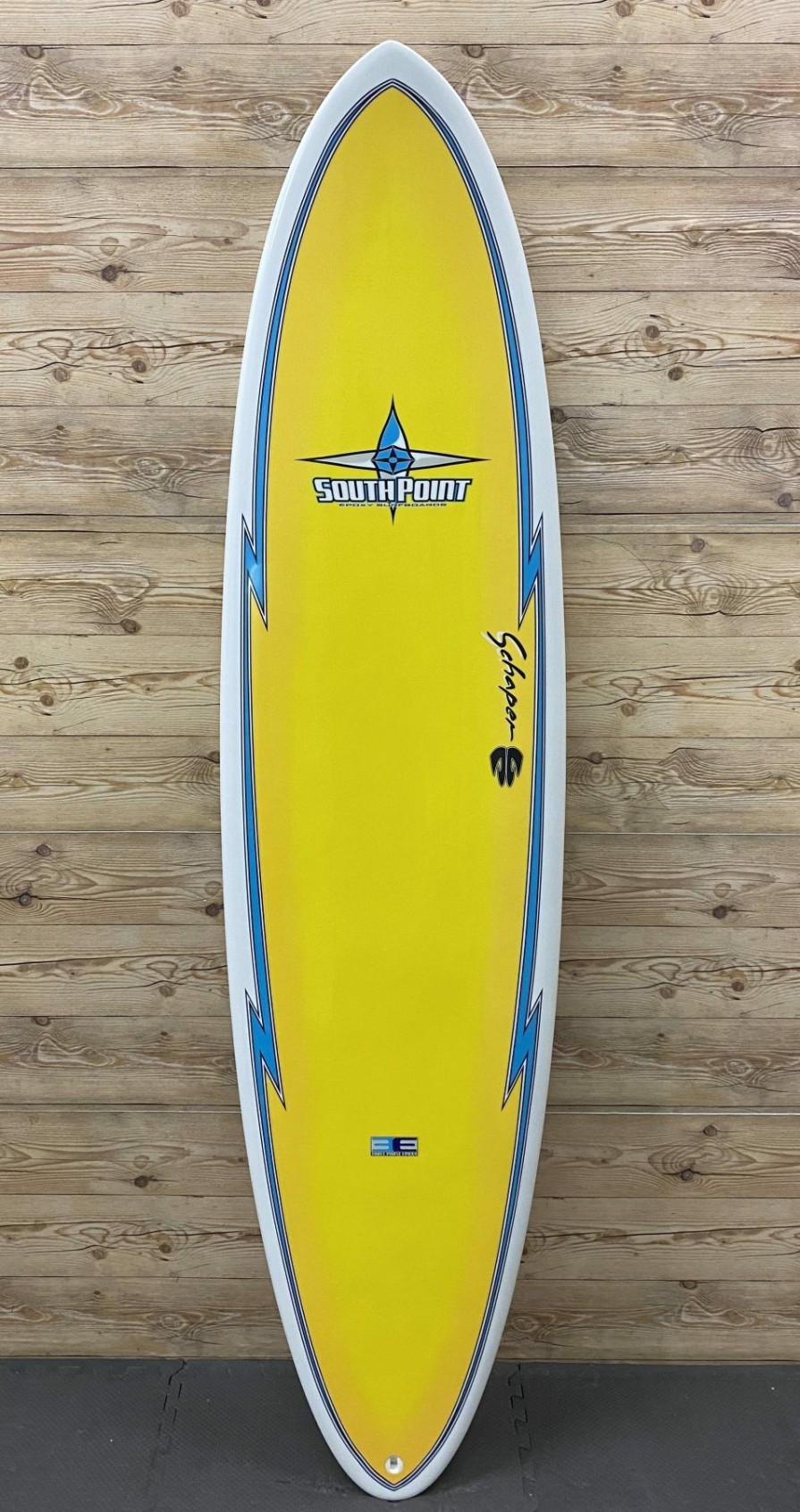 Fin Setup * | Premium 7'4 X 21 1/4 X 2 5/8 South Point Tri Fin Mid-Length Egg Surfboard