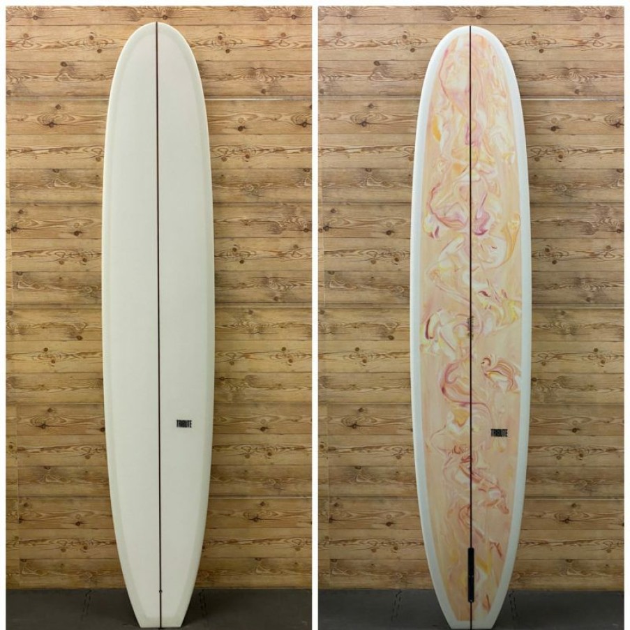 Fin Setup * | Featured Brand New 9'4 X 22 3/4 X 2 7/8 Tribute By Roy Sanchez "Noserider" Longboard Surfboard