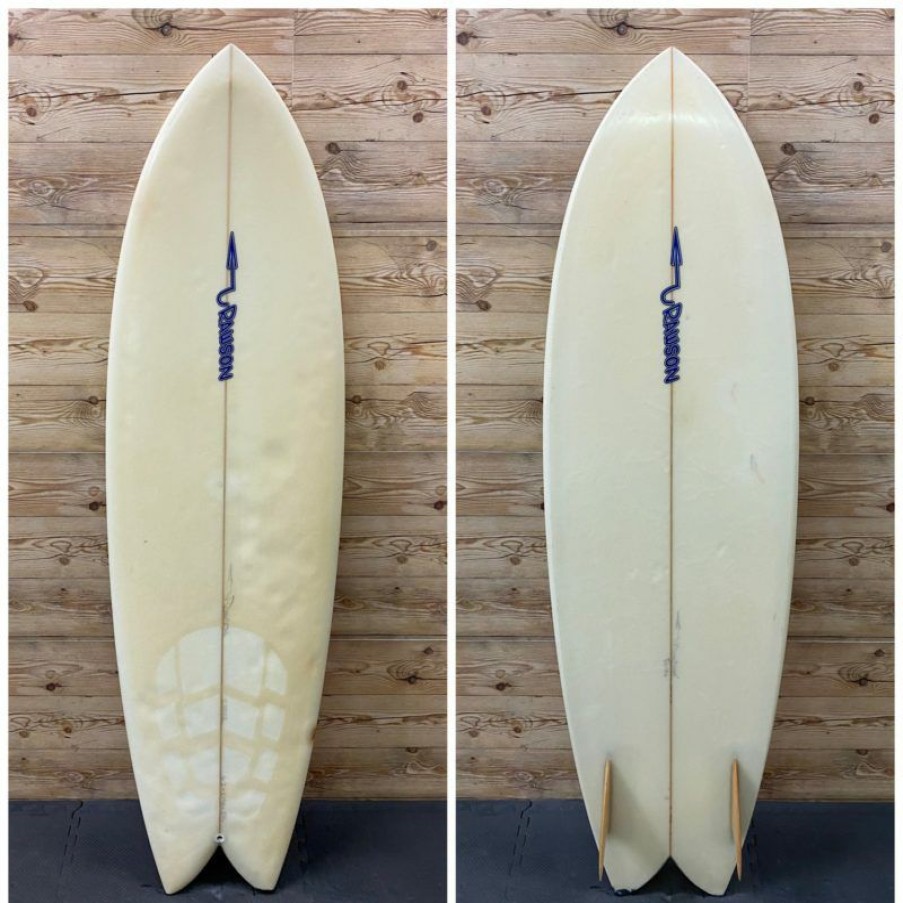 Fin Setup * | Lower Prices 6'2 X 21 5/8 X 2 3/4 Pat Rawson Twin Fish Surfboard