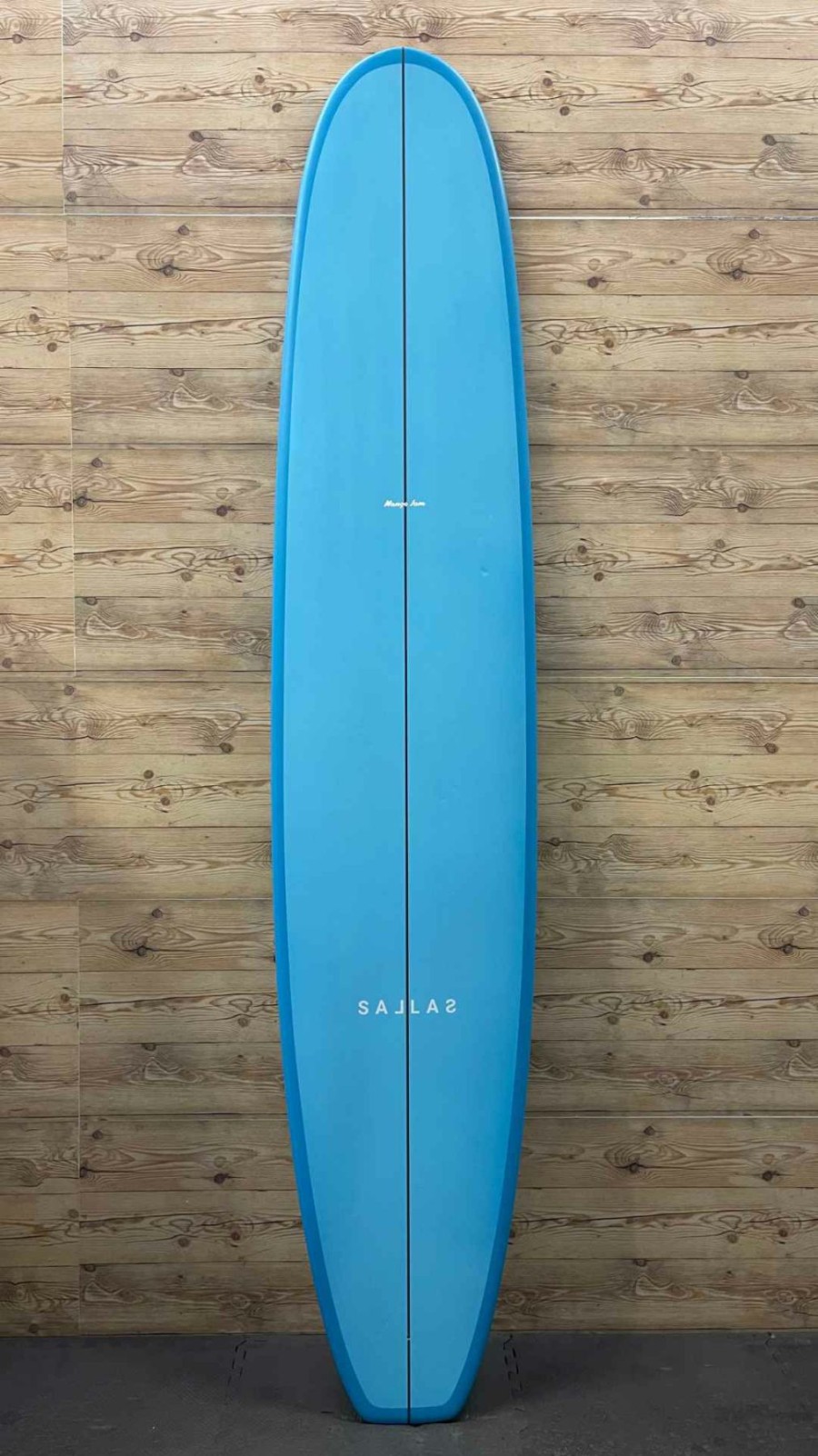 Fin Setup * | Discount Store 9'4 X 23 X 2 3/4 (68.2L) Kai Sallas Thunderbolt Silver "Mango Jam" Longboard Surfboard