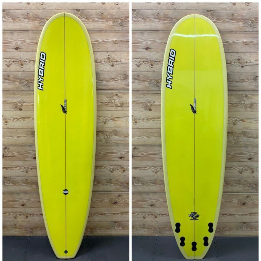 Fin Setup * | Best Choice 7'1 X 22 1/2 X 2 5/8 Hybrid Surf "Piranha" Funboard Surfboard