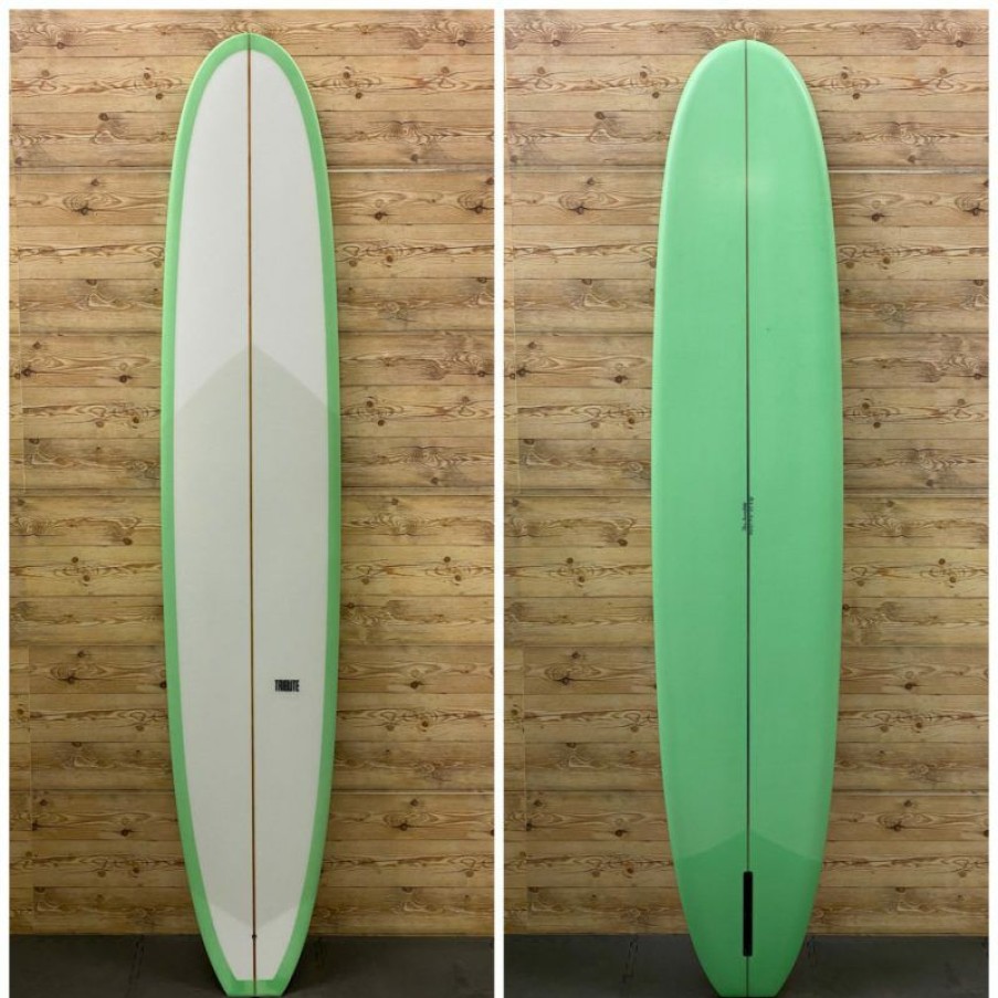 Fin Setup * | Low Price Brand New 9'6 X 23 X 3 1/8 Tribute By Roy Sanchez Modern Noserider Longboard Surfboard