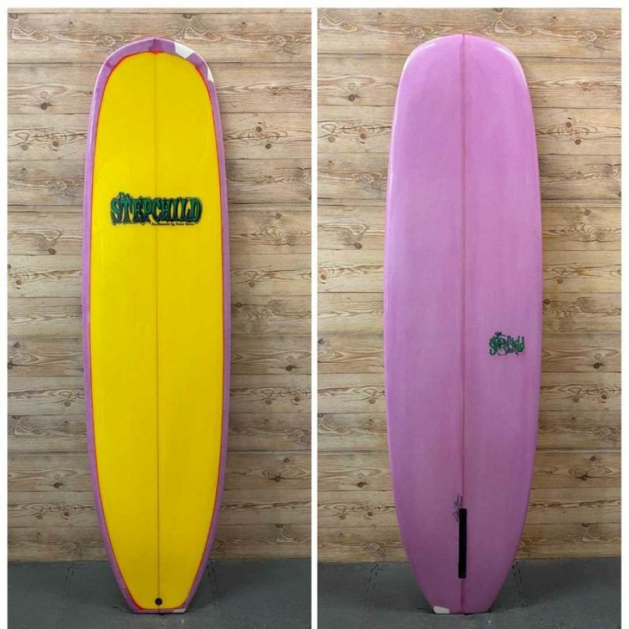 Fin Setup * | New 6'10" X 22 3/4 X 3 1/8 Steve Brom "Stepchild" Single Fin Funboard Surfboard