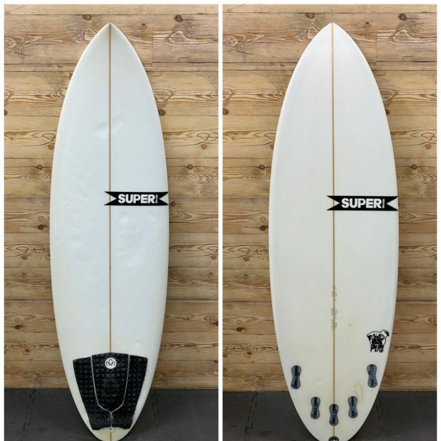 Fin Setup * | Good Quality 5'6" X 19 3/4 X 2 3/8 (28.6L) Superbrand "Pug" Shortboard Surfboard