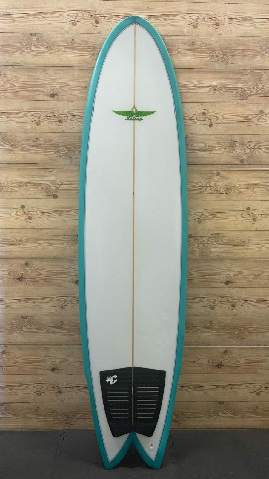 Fin Setup * | Fashion 7'6 X 23 X 3 Delray "Orca" Twinzer Fish Funboard Surfboard