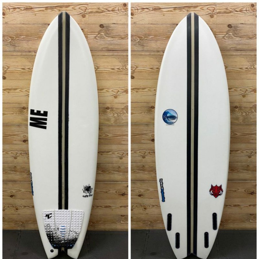 Fin Setup * | Good Quality 5'10" X 20.5 X 2.57 (36L) Kja Eps Quad "Skate Fish" Surfboard