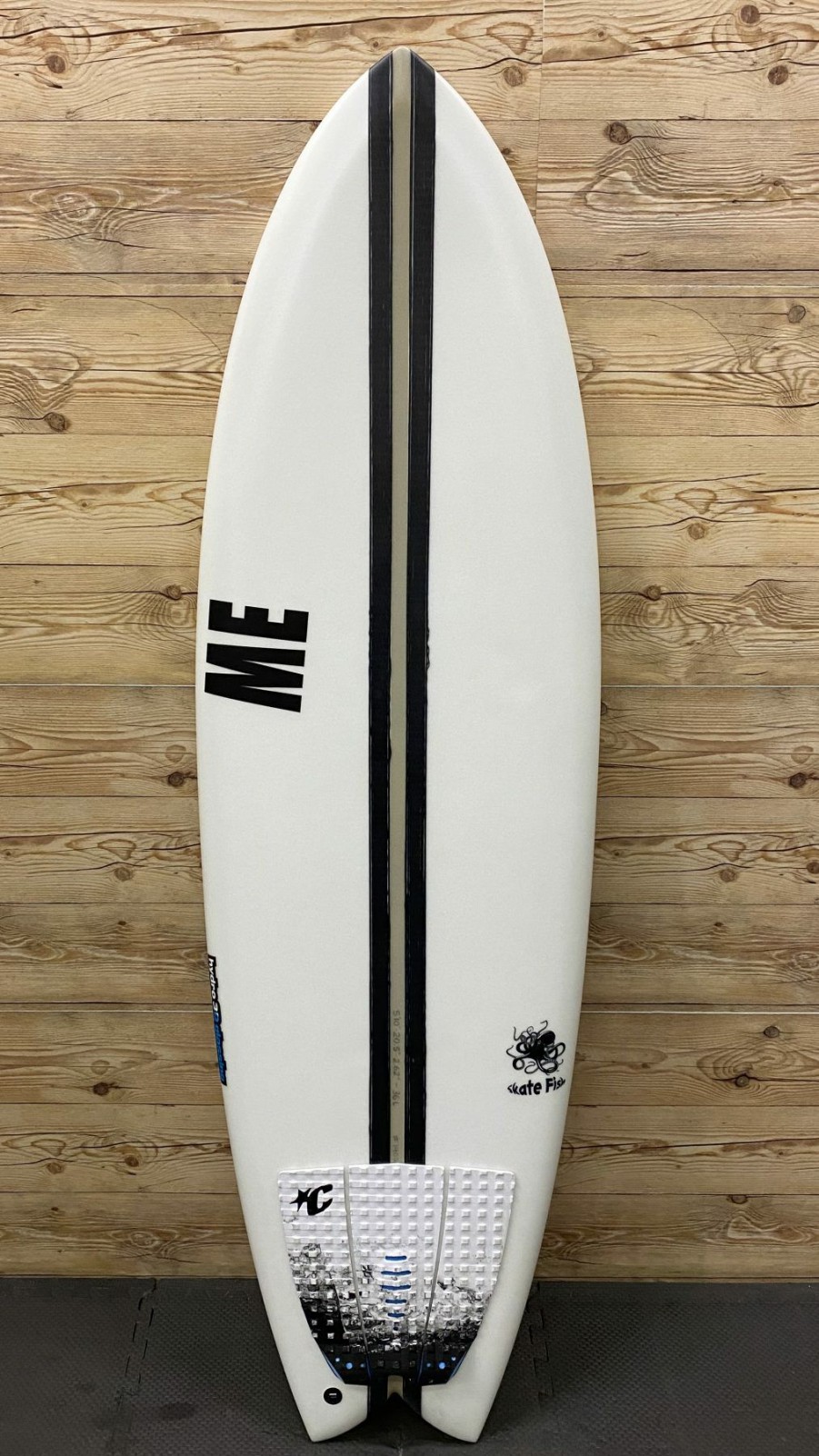 Fin Setup * | Good Quality 5'10" X 20.5 X 2.57 (36L) Kja Eps Quad "Skate Fish" Surfboard