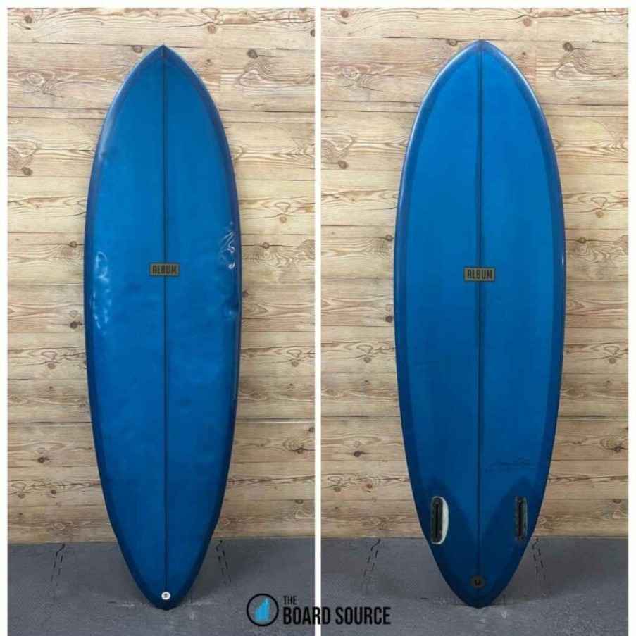 Fin Setup * | Cheaper 5'7 X 19.75 X 2.5 Album Twin Fin Shortboard