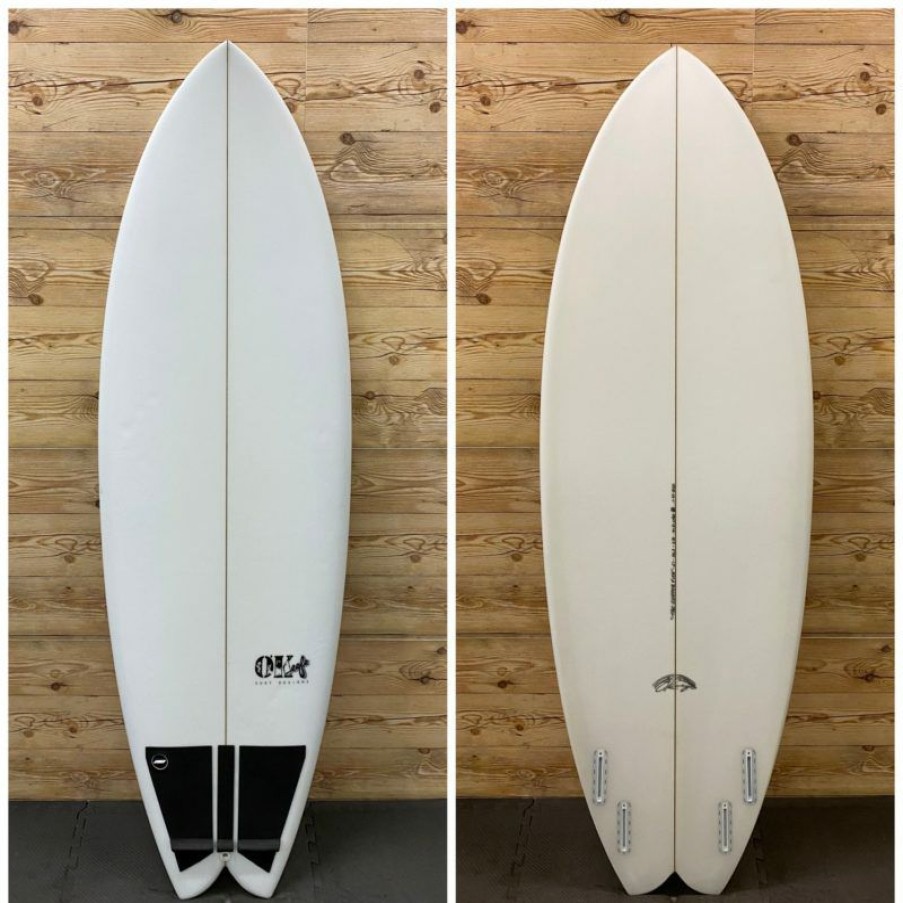 Fin Setup * | Top Sellers Like New 6'1 X 22.5 X 2.81 (41.81L) O'Keefe "Snapper Fish" Surfboard