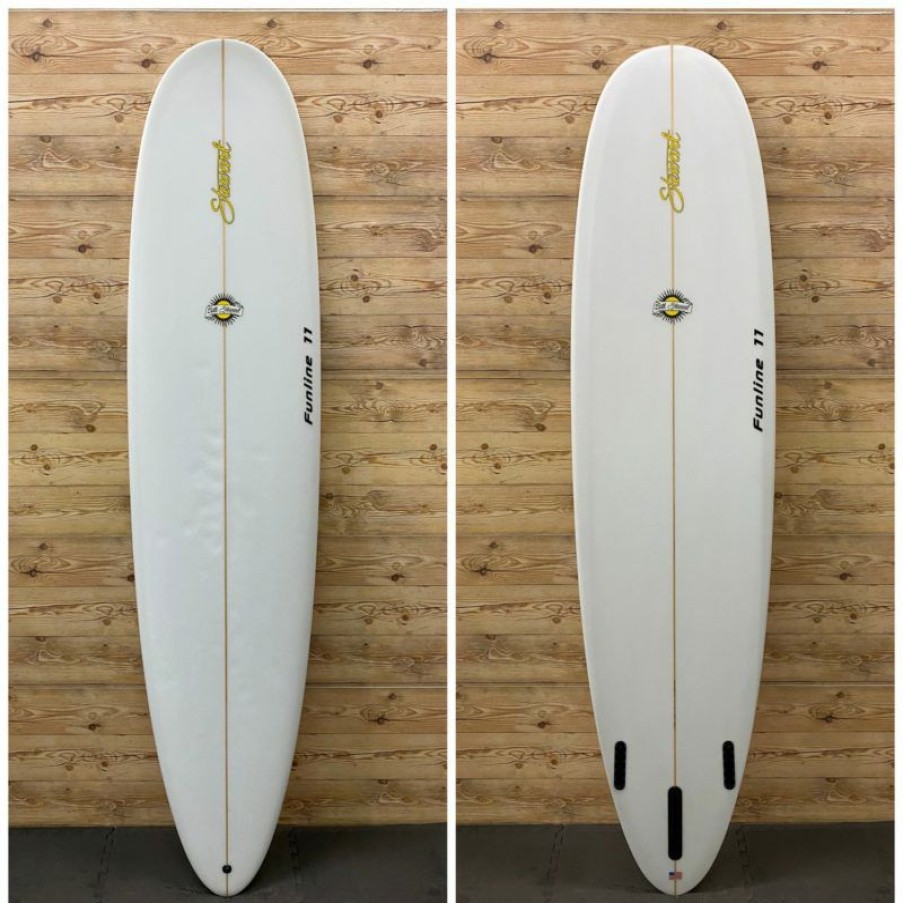 Fin Setup * | Top Sellers 8 X 23 X 3 Stewart "Funline 11" Funboard Surfboard