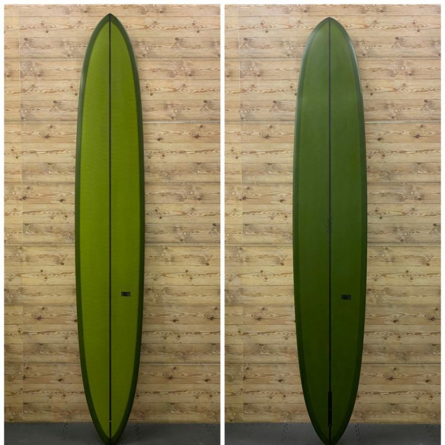 Fin Setup * | Quick Delivery Like New 11 X 23 X 3 1/4 Tribute By Roy Sanchez "Dreadnought" Glider Longboard Surfboard