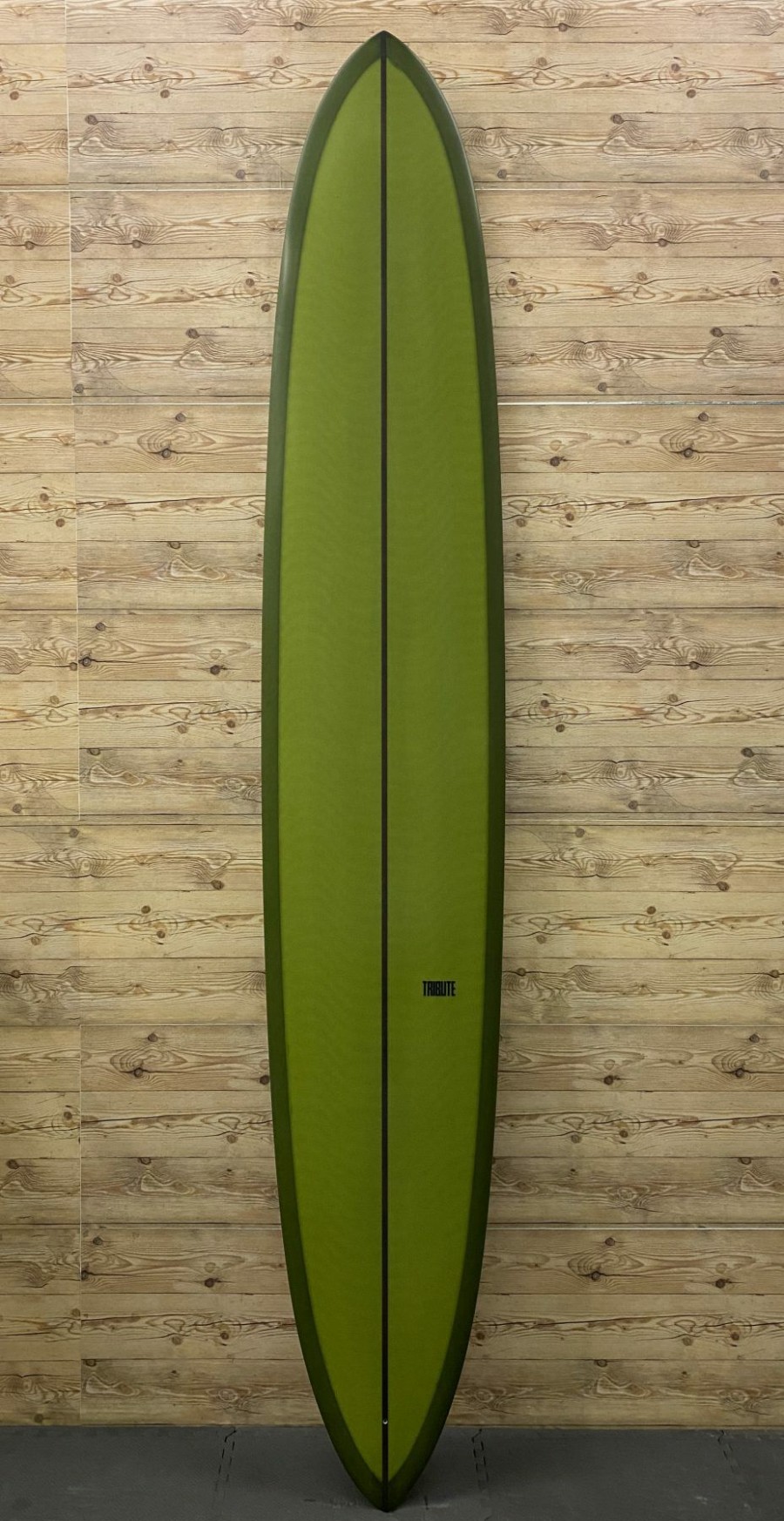 Fin Setup * | Quick Delivery Like New 11 X 23 X 3 1/4 Tribute By Roy Sanchez "Dreadnought" Glider Longboard Surfboard