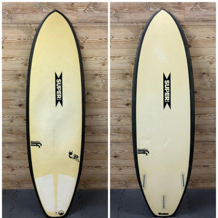 Fin Setup * | High Quality 5'4 X 19 X 2 1/4 (26L) Superbrand Futureflex "Slug"" Shortboard Surfboard