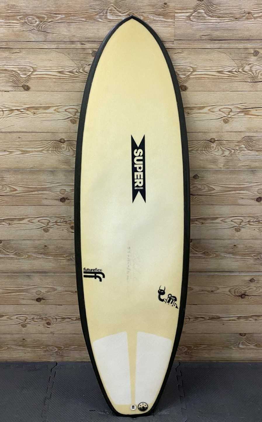 Fin Setup * | High Quality 5'4 X 19 X 2 1/4 (26L) Superbrand Futureflex "Slug"" Shortboard Surfboard