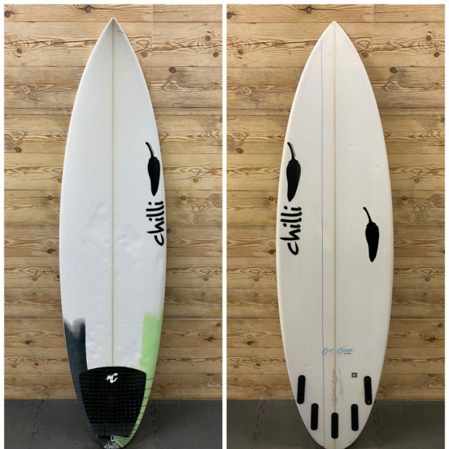 Fin Setup * | Best Sale 6'2 X 19.12 X 2.12 (30.9L) Chilli "Oh One" Shortboard Surfboard