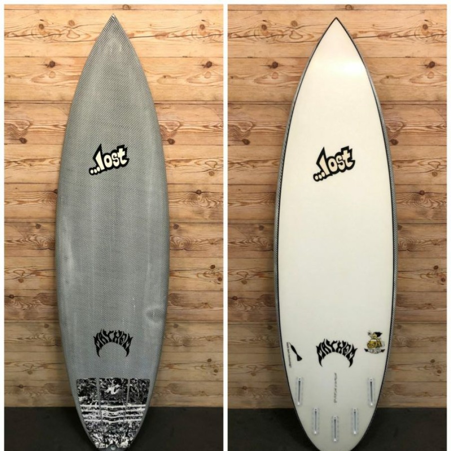 Fin Setup * | Lower Prices 5'11" X 19.75 X 2.44 (30.83L) Lost "Mini Driver" Eps Black Dart Surfboard