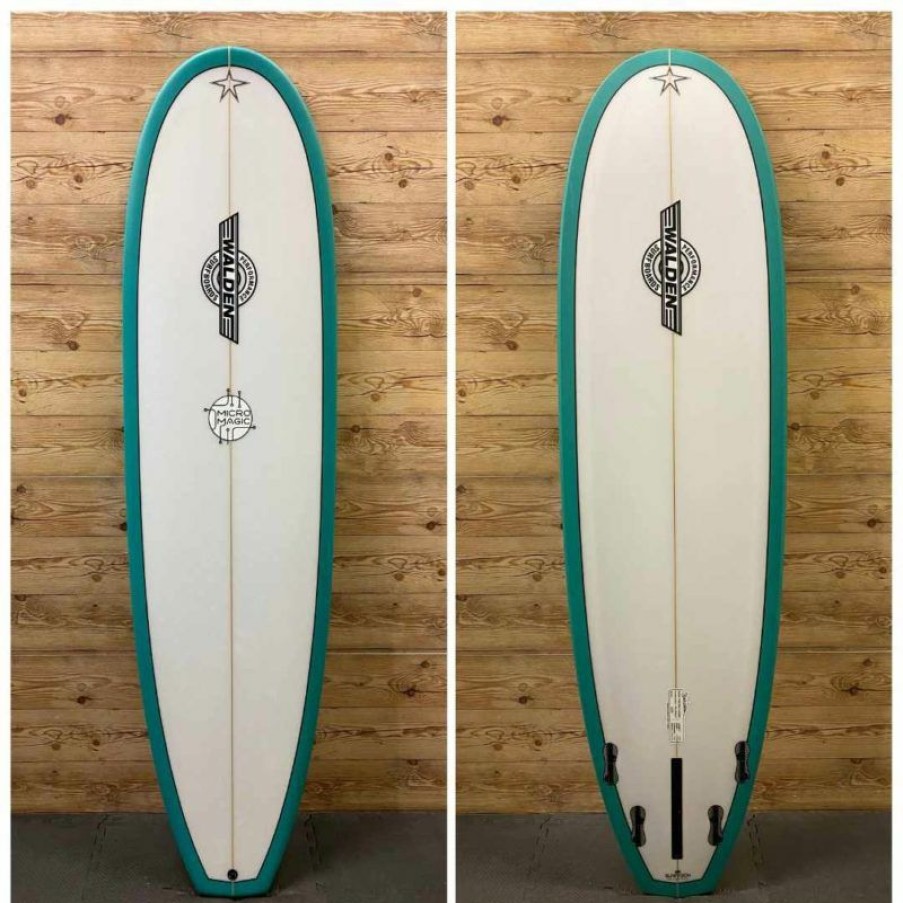 Fin Setup * | Featured 6'8 X 21 3/4 X 2 3/4 (46.4L) Walden "Micro Magic" Funboard Surfboard