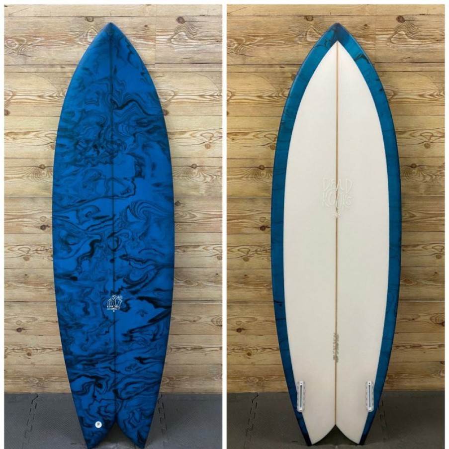 Fin Setup * | Fashion Brand New 5'6 X 19 5/8 X 2 3/8 Dead Kooks "Riches" Keel Fish Surfboard