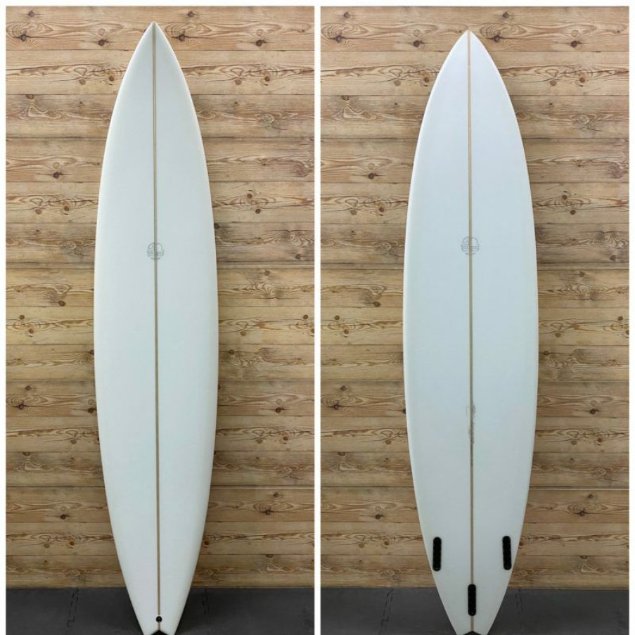 Fin Setup * | Good Quality 8 X 21 X 2 15/16 Bob Mitsven "Tri Fin Swallow Tail" Mid-Length Surfboard