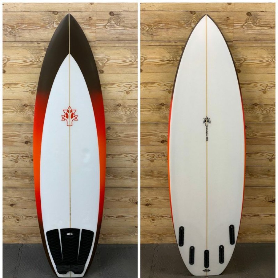 Fin Setup * | Discount Store 5'8 X 19 1/4 X 2 1/2 Todd Mcfarland "Banjo" Shortboard Surfboard