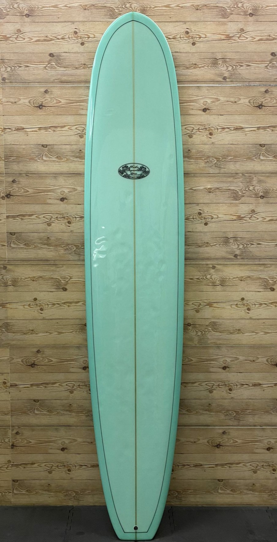 Fin Setup * | Reliable Quality 9'6 X 22 3/4 X 3 Mike Slingerland 2+1 Longboard Surfboard