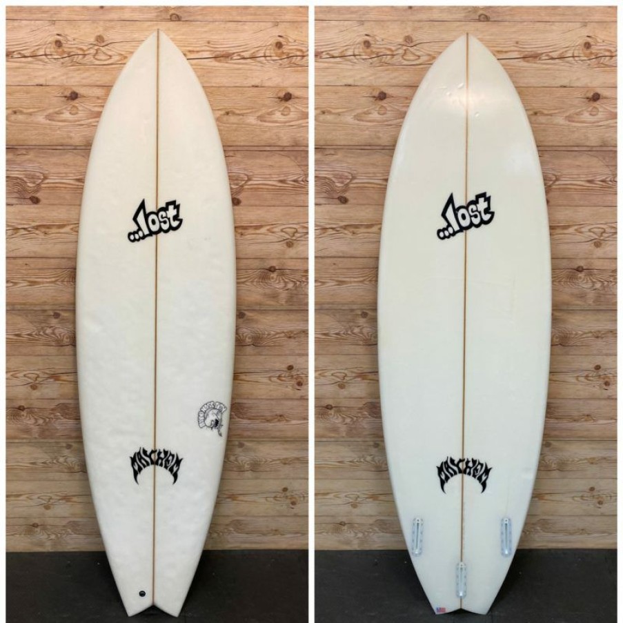 Fin Setup * | Latest Fashion 5'11" X 20.13 X 2.44 (32.3L) Lost "Round Nose Fish" Shortboard Surfboard