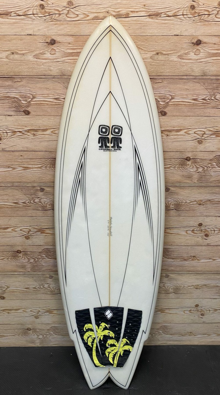 Fin Setup * | Best Sale 5'9 X 20 3/4 X 2 1/2 Campbell Brothers "Octafish" Bonzer Surfboard